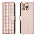 thumbnail image 1 of Wallet Case for iPhone 16 Pro Max with Wrist Strap + Crossbody Shoulder Strap, PU Leather Kickstand Drop Protective Card Slots Flip Case Cover for iPhone 16 Pro Max for Girls Women, Rosegold, 1 of 8