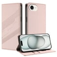 thumbnail image 1 of Wallet Case for iPhone 16e, PU Leather Flip Cover with RFID Blocking Card Slots & Cash Pocket, Magnetic Closure Kickstand TPU Inner Shell Shockproof for Men Women Business, Pink, 1 of 9