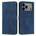 thumbnail image 1 of Wallet Case for iPhone 17 Pro Max with Card Holder and Wrist Strap, GSFY PU Leather Magnetic Flip Folio Stand Cover for iPhone 17 Pro Max 6.9 inch, Navy, 1 of 8