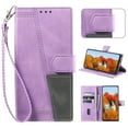thumbnail image 1 of Wallet Case for iPhone 6s/6, Premium PU Leather Magnetic Flip Folio Kickstand Case with RFID Blocking Credit Card Slots,Magnetic Clasp Shockproof Phone Case with Detachable Wrist Strap,Purple, 1 of 9