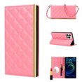 thumbnail image 1 of Wallet Case for iPhone 8/iPhone 7, iPhone SE Cover(2nd Gen 2020), Allytech Crossbody Removable Shoulder Chain Lanyard PU Leather Soft TPU Bumper Anti-Drop [Card Slots][Inner Mirror] Case, Pink, 1 of 2
