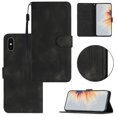 thumbnail image 1 of Wallet Case for iPhone X / XS, with Card Slots [RFID Blocking],Durable Flip Folio Kickstand Magnetic Closure Leather Wallet Wrist Strap Women Men Case For iPhone X / XS, Black, 1 of 10