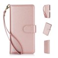 thumbnail image 1 of Wallet Case for iPhone XS Max, [TPU Shockproof Interior Case] Kickstand [RFID Blocking] Card Slot, Magnetic PU Leather Folio Cover Compatible,With strap,Flip Cover with Card Holder,Rosegold, 1 of 6