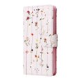 thumbnail image 1 of Wallet Case for iPhone XS/X 5.8 Inch, Flower Pattern Soft TPU Shockproof Bracket Wrist Strap Phone Cover with Cash Holder Card Slots Magnetic Closure Kickstand Flip Folio Case,Dried Flowers, 1 of 8