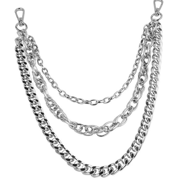 Wallet Chain Pants Chain Hip Hop Punk Jeans Chain Key Chain Goth Accessories for Women Men