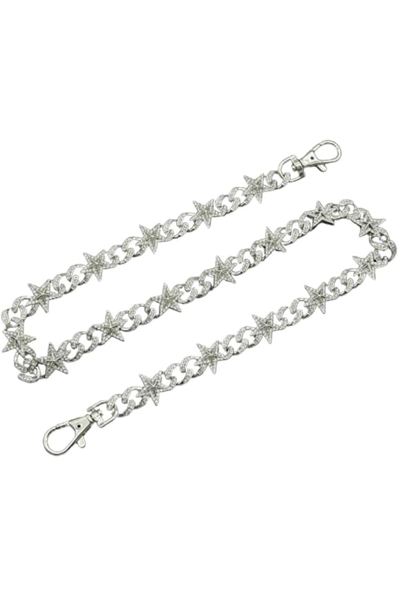 Wallet Chains Star Jeans Pants Chain for Pocket for Wallets Hip-Hop Goth Keychain Clothing Accessories