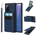 thumbnail image 1 of Wallet Cover Compatible with Galaxy S10 2019 (6.1 inch), Allytech Slim Folio Stand PU Leather Protective [6 Card Slots][Anti-Lost Hand Strap][Magnetic Lock] Case for Samsung S10, Blue, 1 of 1