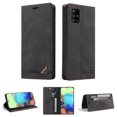 thumbnail image 1 of Wallet Cover for Samsung A71 Case 4G, Credit Card Slot Stand Slim Premium PU Leather & Soft TPU Back Shockproof Flip Folio Book Magnetic Cover For Samsung Galaxy A71 4G,Black, 1 of 14