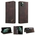 thumbnail image 1 of Wallet Cover for iPhone 11 Pro Max, RFID Blocking Credit Card Slot Stand Slim Premium PU Leather & Soft TPU Back Shockproof Flip Folio Book Magnetic Cover For iPhone 11 Pro Max,
Brown, 1 of 14