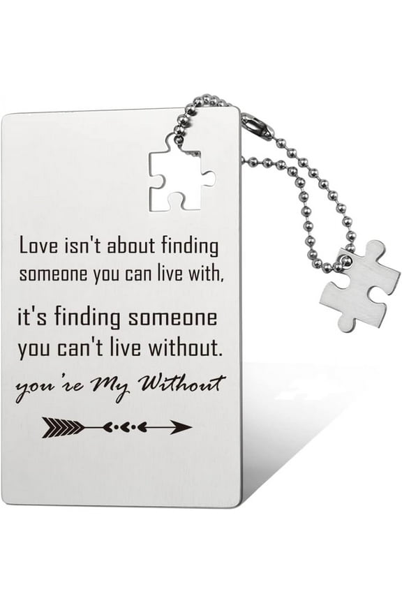 Wallet Insert Card, Engraved Wallet Inserts Card, Couple Wallet Card, Romantic Gift Card, Anniversary Valentine Gifts for Men or Women