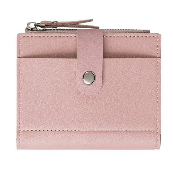 Wallet Kids Purse Card Holder for Women Ladies Travel Pink