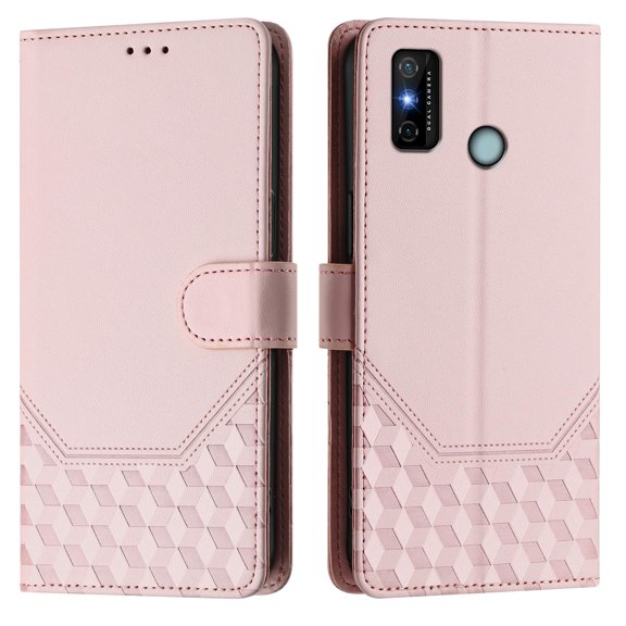 Wallet Leather Phone Case for TECNO SPARK 6 GO/SPARK GO 2020/SPARK GO 2021-Shockproof Flip Cover with Card Slots, RFID Blocking & Kickstand, Multi-Color Options.S02