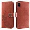 thumbnail image 1 of Wallet Leather iPhone 13 Pro Max Case, Come with Card Slot Stand Phone Case with [Shockproof TPU Interior Case], PU Leather Magnetic Flip Cover Compatible with iPhone 13 Pro Max 6.7", Brown, 1 of 3