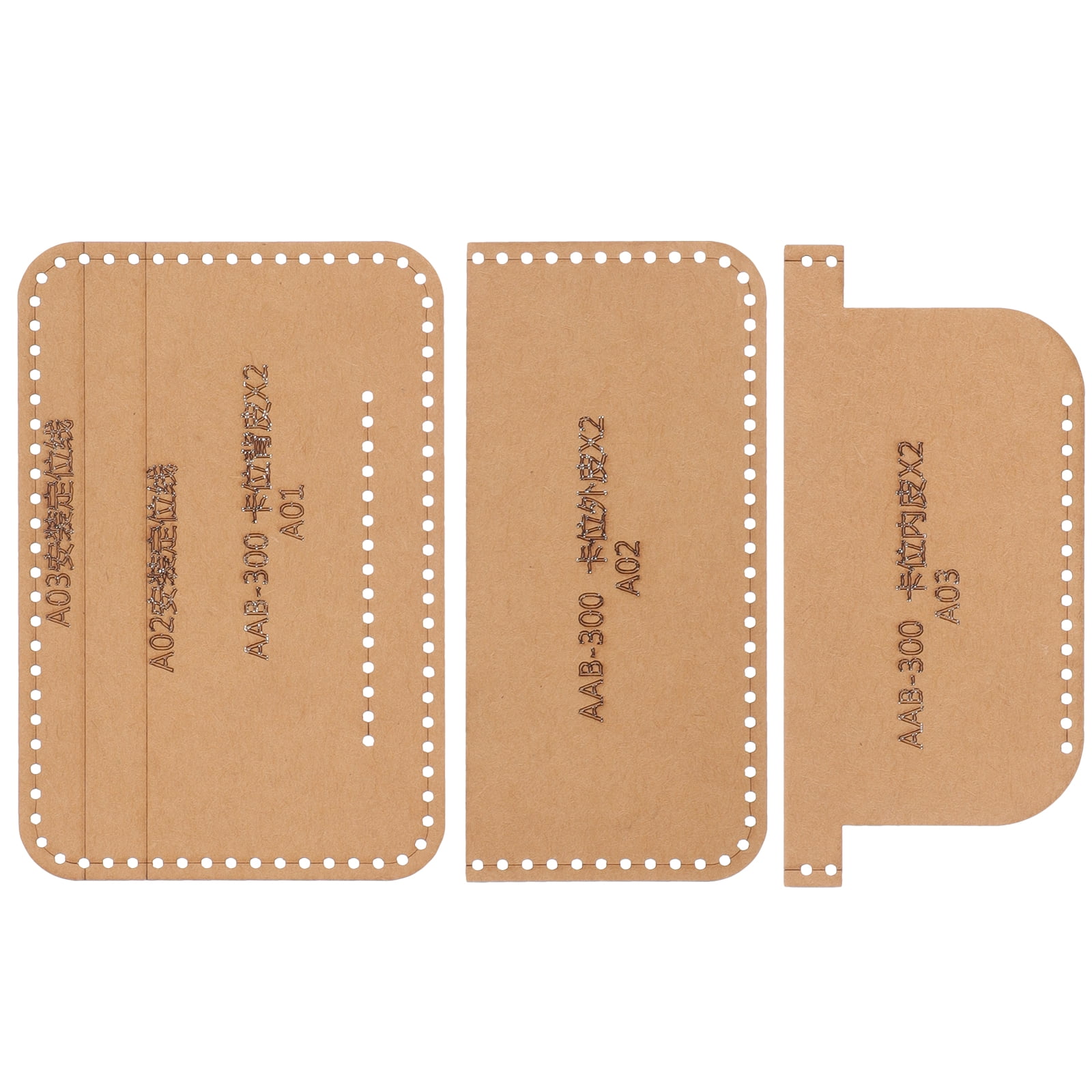 Wallet Making Drawings Leather Cutting Dies Template Templates Stencils Purse Version