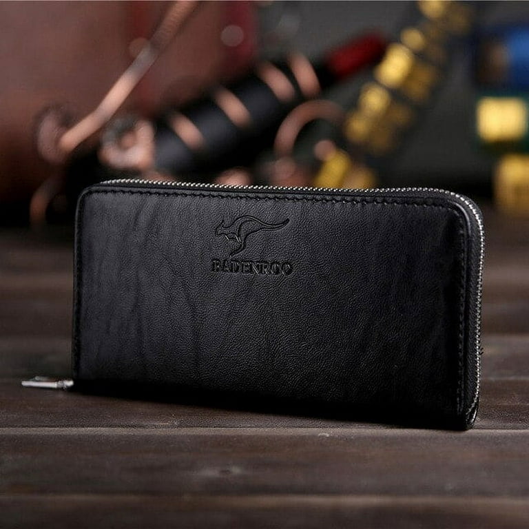 Luxury Wallets PU Leather Male Purse Business Cluth Men Long