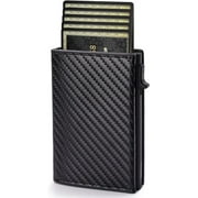 GENERIC1 Ultra Thin Wallet Men, Carbon Fiber Black