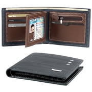 Cshidworld Wallet for Men - RFID Bifold Wallets with 7 Credit Credit Cards Slots, 1 ID Window, Stylish & Slim Minimalist