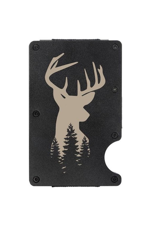 Wallet/Money Clip-Rugged-Deer (Holds Up to 12 Cards)