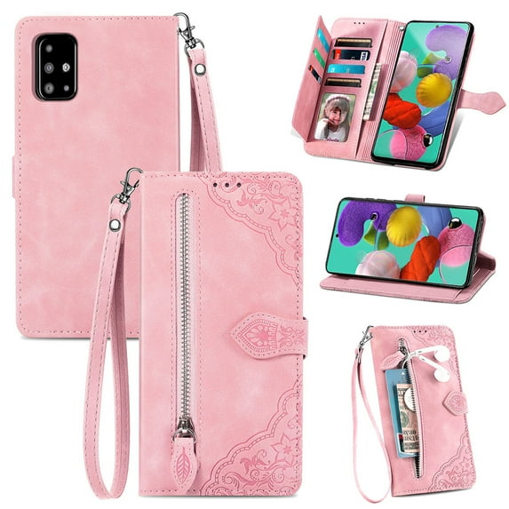 Wallet Multi Card Slot Flip Zipper Leather Case For Samsung Galaxy A71 A51 A41 A31 A31S A21 A21S A11 A70 A70S A50 A50S A40 A30 A30S A20 A10 Leather Phone case