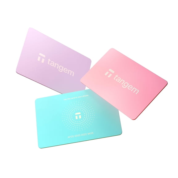 Wallet Pack of 3 - Secure Crypto Wallet - Trusted Cold Storage for Bitcoin, Ethereum, NFT's & More Coins - 100% Offline Hardware (Morning Zefir/Blush Sky) Y101