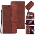 thumbnail image 1 of Wallet Phone Case Cover Compatible with iPhone 15 Pro Max, Vintage for Men Business Embossed PU Leather Flip Protective Case with Wrist Strap Kickstand for Apple iPhone 15 Pro Max, Brown, 1 of 7