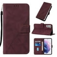 thumbnail image 1 of Wallet Phone Case for Galaxy S22 5G Cover, Allytech Detachable Wrist Strap Flip Stand Card Holder Magnetic Clasp Slim Fit Scratch Free Case for Samsung Galaxy S22 2022 (5G), Winered, 1 of 4