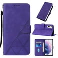 thumbnail image 1 of Wallet Phone Case for Galaxy S22 5G Cover, Allytech Detachable Wrist Strap Flip Stand Card Holder Magnetic Clasp Slim Fit Scratch Free Case for Samsung Galaxy S22 2022 (5G), Purple, 1 of 4