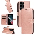 thumbnail image 1 of Wallet Phone Case for Samsung Galaxy S21 Ultra with Credit Card Slot, PU Leather Flip Case with Lanyard for Women Girls Military Grade Drop Protection for Samsung Galaxy S21 Ultra, Rosegold, 1 of 7