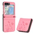 thumbnail image 1 of Wallet Phone Case for Samsung Galaxy Z Flip 7 FE/ 6 with Credit Card Slot, PU Leather Flip Case with Lanyard Kickstand for Women Girls Shockproof Back Cover for Galaxy Z Flip 7 FE/ 6, Pink, 1 of 4