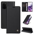 thumbnail image 1 of Wallet Phone Case for Samsung Galaxy S20 Plus 5G, Kickstand and 2 Card Slots, Shockproof and Scratch Resistant, Black, 1 of 15