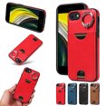 thumbnail image 1 of Wallet Phone Case for iPhone 7 / 8 / SE 2022 & 2020 with Stand, RFID Blocking PU Leather Shockproof Cover with Kickstand & Credit Card Slot Drop Protection for iPhone 7 / 8 / SE 2022 & 2020, Red, 1 of 10