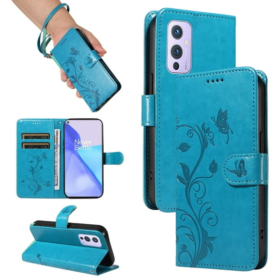 Wallet Phone Cover for OnePlus 9, PU Leather Card Slots with Kickstand FunctionWallet Case for OnePlus 9