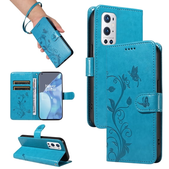 Wallet Phone Cover for OnePlus 9 Pro, PU Leather Card Slots with Kickstand FunctionWallet Case for OnePlus 9 Pro