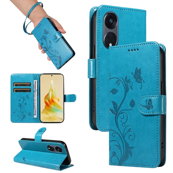 Wallet Phone Cover for Oppo A1 Pro 5G, PU Leather Card Slots with Kickstand FunctionWallet Case for Oppo A1 Pro 5G