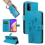 Wallet Phone Cover for Oppo A54 5G, PU Leather Card Slots with Kickstand FunctionWallet Case for Oppo A54 5G