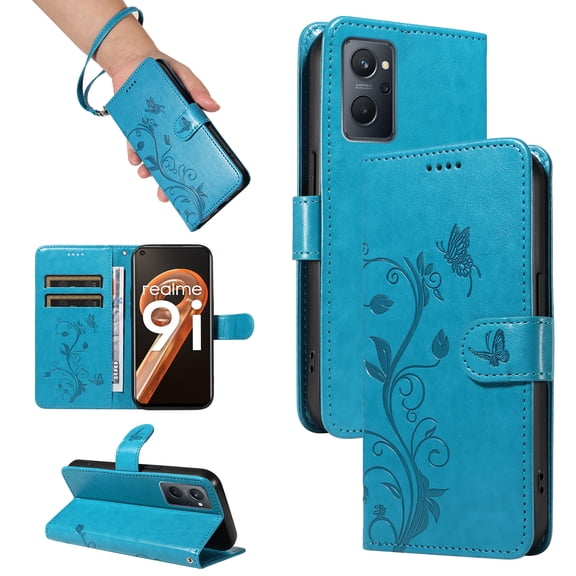 Wallet Phone Cover for Oppo K10 4G, PU Leather Card Slots with Kickstand FunctionWallet Case for Oppo K10 4G