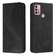 Wallet Pouch Designed for Motorola Moto G Power 2022 PU Leather Case, With RFID Blocking Flip Folio Stand Credit Card Phone Cover,Black