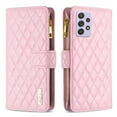 thumbnail image 1 of Wallet with [RFID Blocking] [9 Card Slots ] Zipper Pocket Galaxy A52 Premium Soft PU Leather Magnetic Flip Folio with Wrist Strap Kickstand Protective Cover for Samsung Galaxy A52,
Pink, 1 of 6