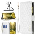 thumbnail image 1 of Wallet with [RFID Blocking] [9 Card Slots ] Zipper Pocket iPhone 16 Pro Premium Soft PU Leather Magnetic Flip Folio with Wrist Strap Kickstand Protective Cover for iPhone 16 Pro,
White, 1 of 10