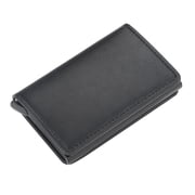 Wallet RFID Card Holder Mens Leather Metal Slim Credit Card Wallet