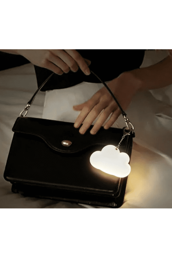 Purse Bag Light Accessories for Women, Automatic Sensor Touch Activated Rechargeable Handbag Lights Essentials for Inside Bag, Must Haves Gifts for Girlfriend, Mom, Wife(Cloud Shape)