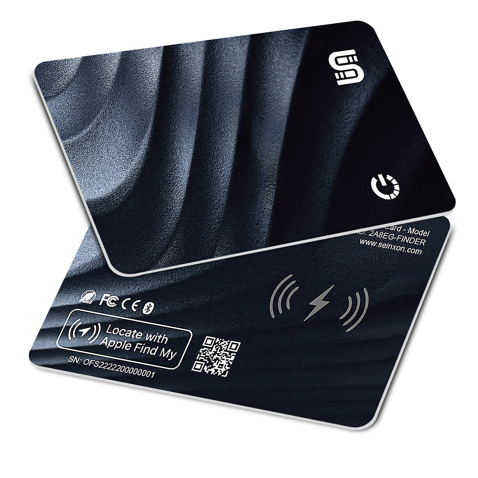 Wallet Tracker Wireless Recharging IP68 Thin Item Finder Card Luggage ...