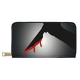 thumbnail image 1 of Wallet Women A Bloody Knife In His Hand Large Capacity Card Holder, Travel Wallet Womens with Zipper, Clutch Ladies Wallet, 1 of 7