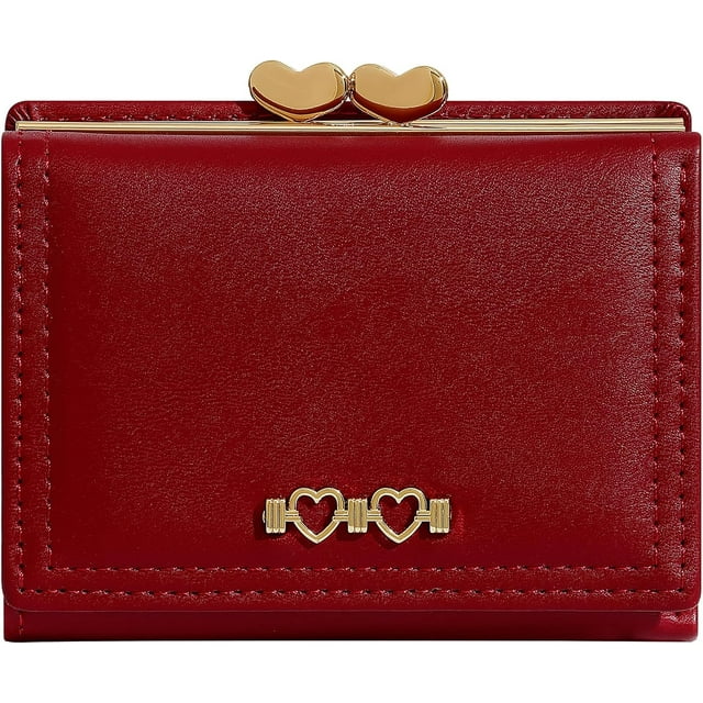 Pomelo Best Small Purse For Women - Compact Trfold Vegan Leather Wallet