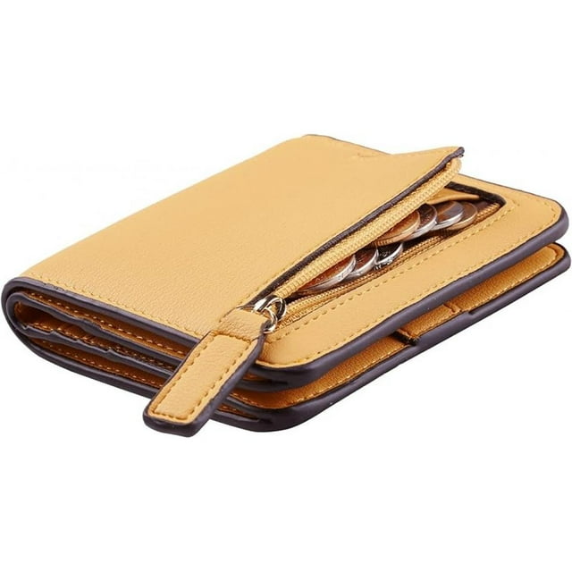Wallet Women Rfid Blocking Small Compact Bifold Luxury Leather Pocket Wallet Ladies Mini Purse with ID Window