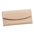 thumbnail image 1 of Wallet Women's and Men's Large Capacity Card Holder Clutch Purse-apricot, 1 of 5