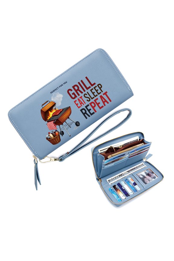 Wallet with Zipper Pockets for Women Women Wallet With Credit Card Holder Made on Demand Original Designs Love Gift for Girlfriend, Mom & Friends Travel Accessory