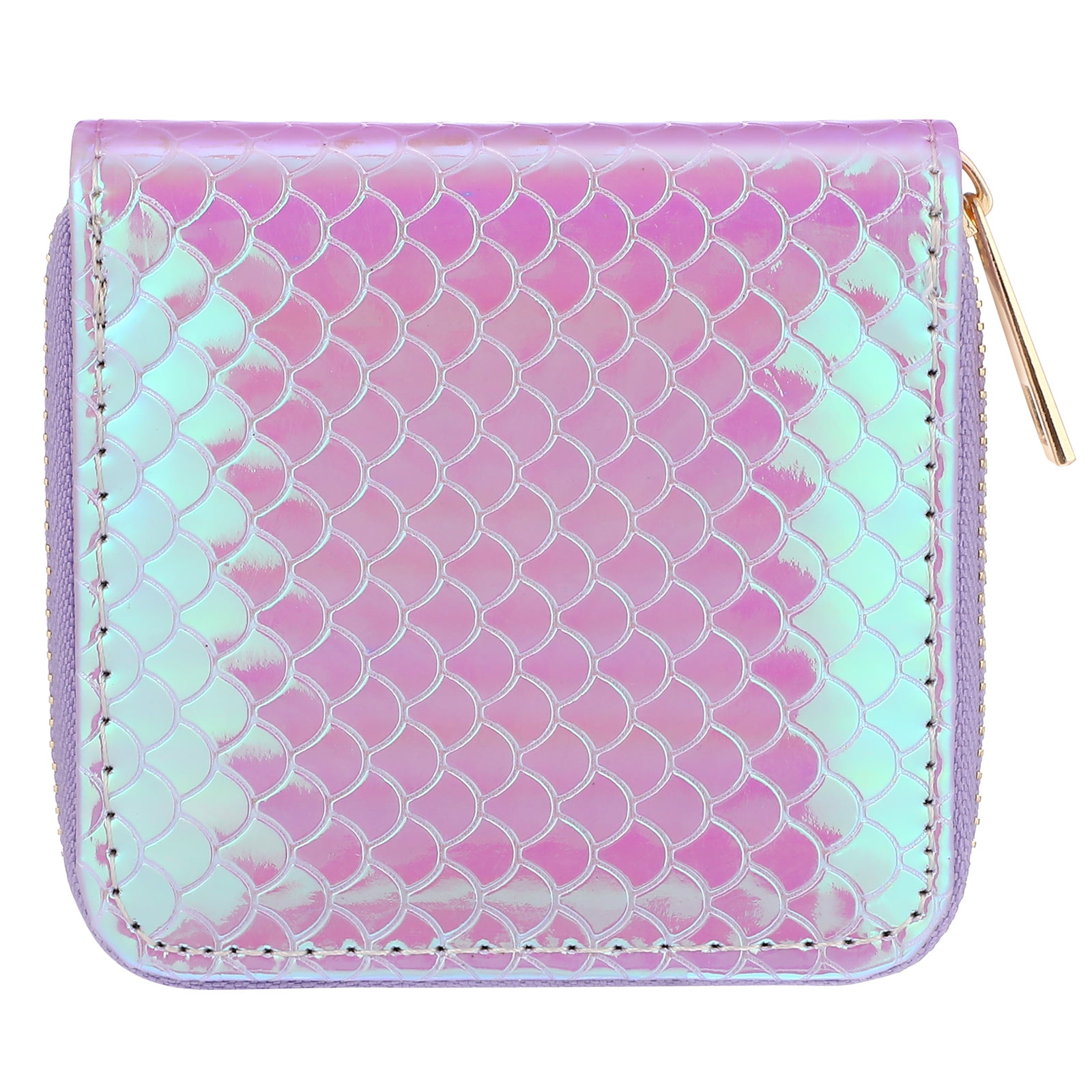 Wallet for Girls Holographic Animal Ladies Leather Kids Purse Fashion Coin Purple Walmart