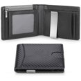 thumbnail interactive-video image 1 of Slim RFID Blocking Leather Money Clip Wallet | Minimalist Bifold For Men | Gift Idea 1 of 3