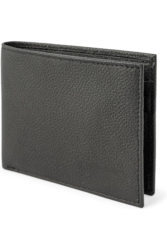 Wallet for Men Peter, with ID Window, RFID Blocking, Bifold, Front Pocket Slim Wallet, 8 Card Holder, Bills Compartment, 2 ID Windows, 1  Box - Black